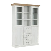Royal W2S vitrina cu 5 sertare si 4 usi W2D , bufet Royal , pin nordic/stejar sălbatic