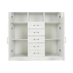 Royal W2S vitrina cu 5 sertare si 4 usi W2D , bufet Royal , pin nordic/stejar sălbatic