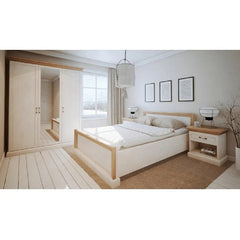 Royal L1 pat , pin nordic/stejar sălbatic, 160x200