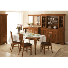 Kora ST masa dining, extensibilă , samoa king, 160-203x90x82 cm