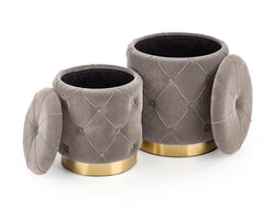 SET TABURETI POLLY GRI