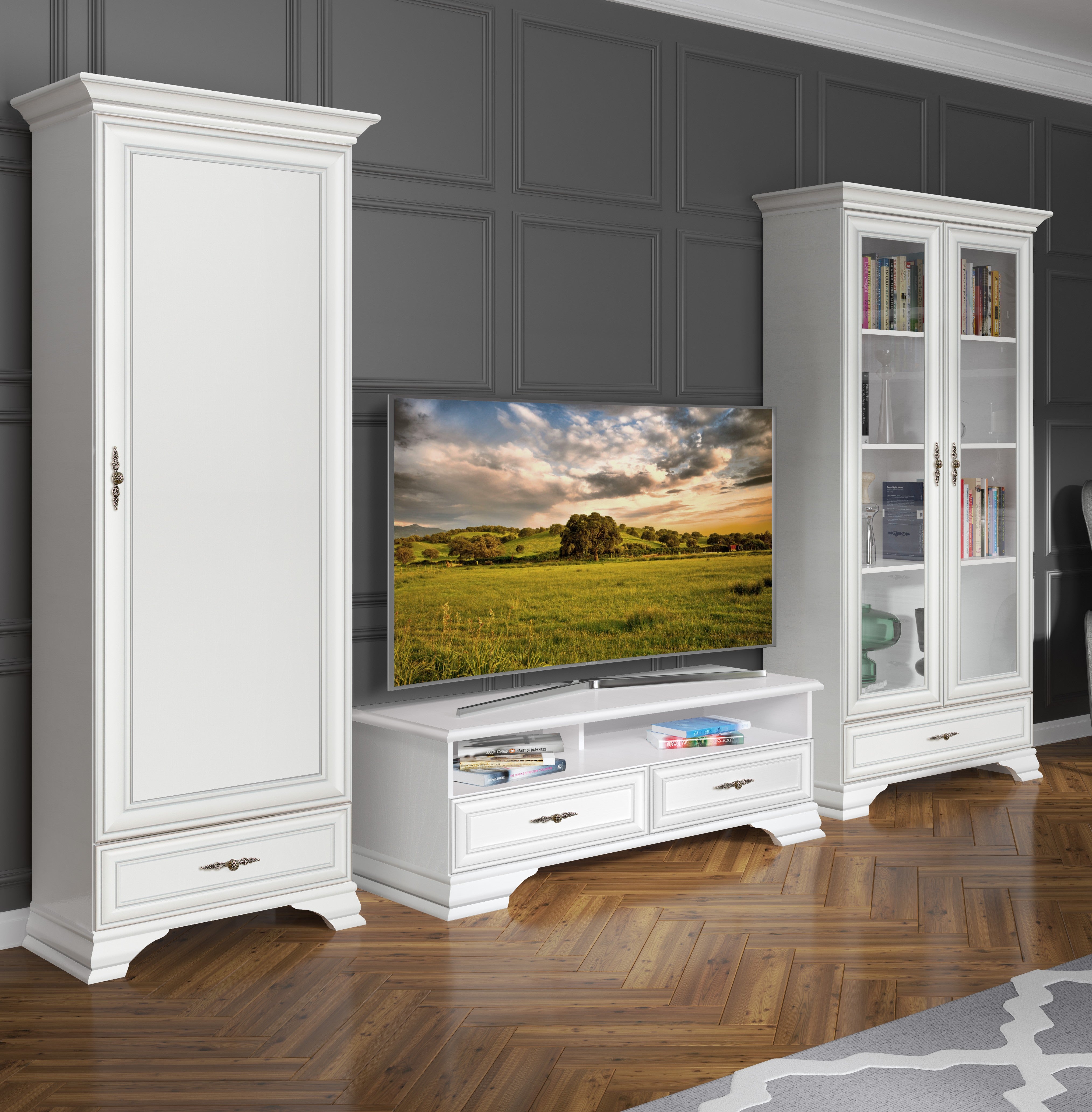 Comota Kentuki TV cu două sertare